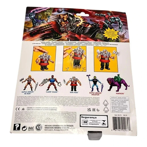 Masters of the Universe Lot 2 Clamp Champ and Ram Man Action Figure New on Card - Picture 5 of 8